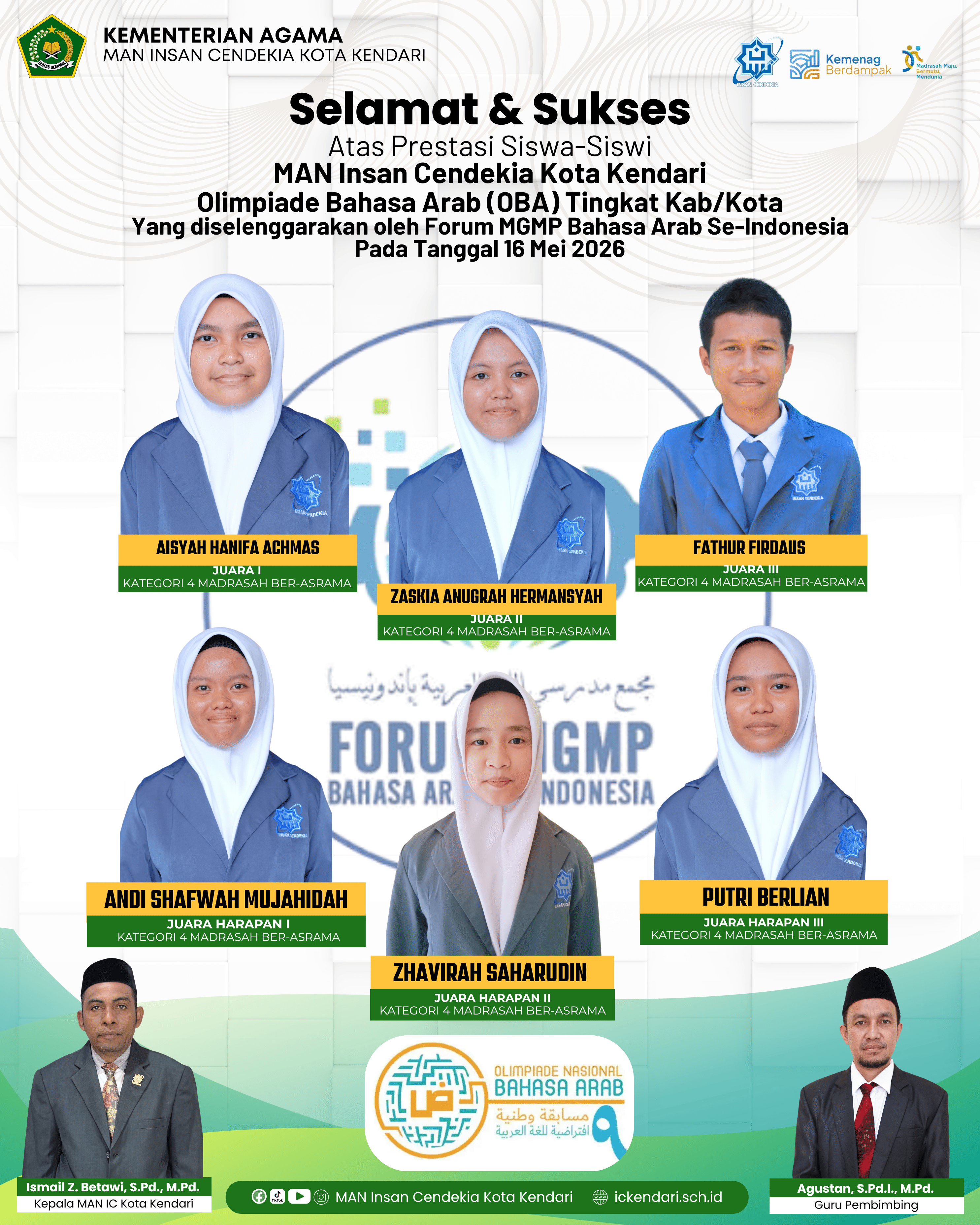 Juara OBA Kategori Madrasah Berasrama