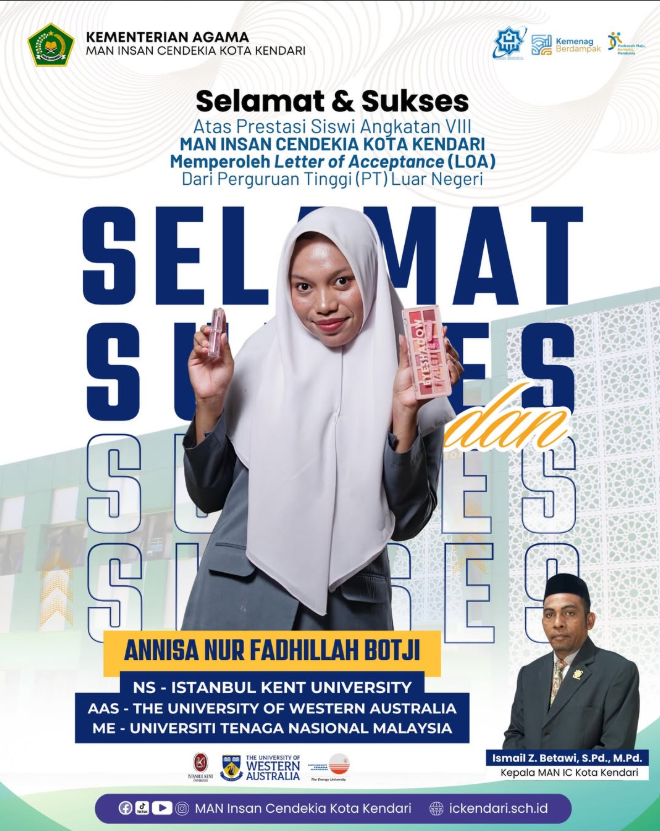 Letter of Acceptance (LoA) dari Perguruan Tinggi Luar Negeri.