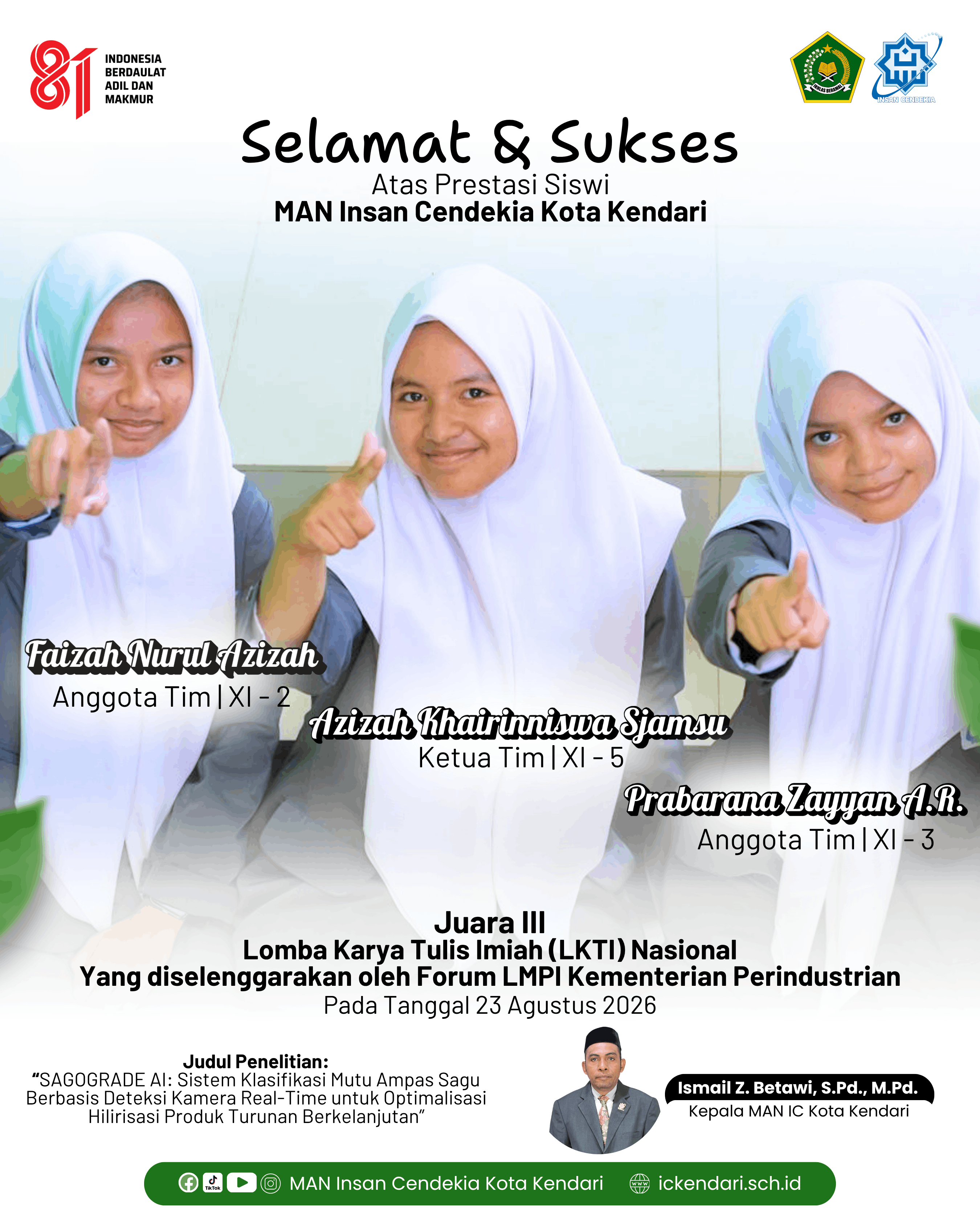 Juara III LKTI
