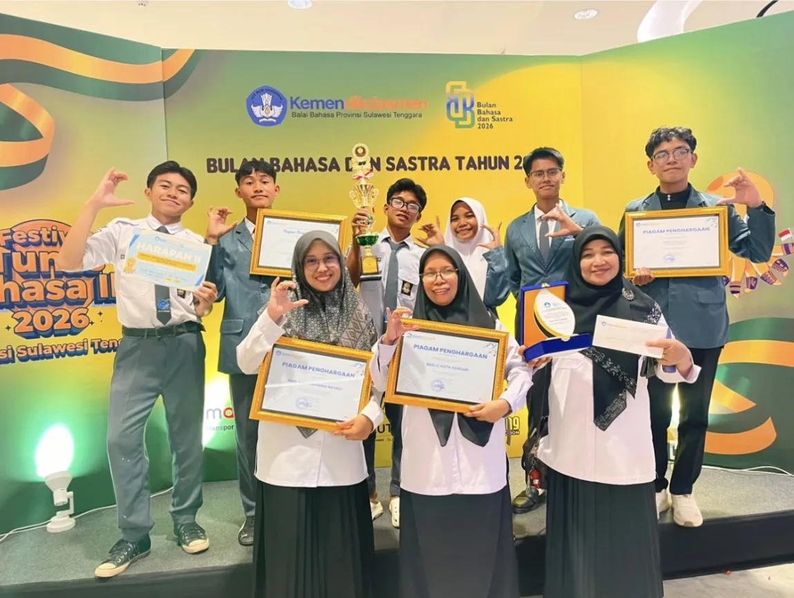 MAN IC Kota Kendari Borong Prestasi dan Penghargaan Melalui Semarak Bulan Bahasa dan Sastra Tahun 2026
