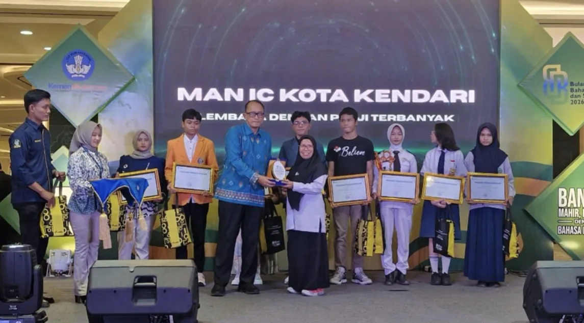 MAN IC Kota Kendari Torehkan Prestasi Tingkat Nasional di Ajang Giat UKBI Adaptif 2026