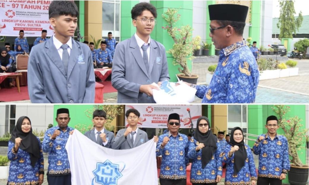 Kakanwil Kemenag Sultra Lepas Dua Siswa MAN IC Kendari Melaju di MRC Tahun 2025